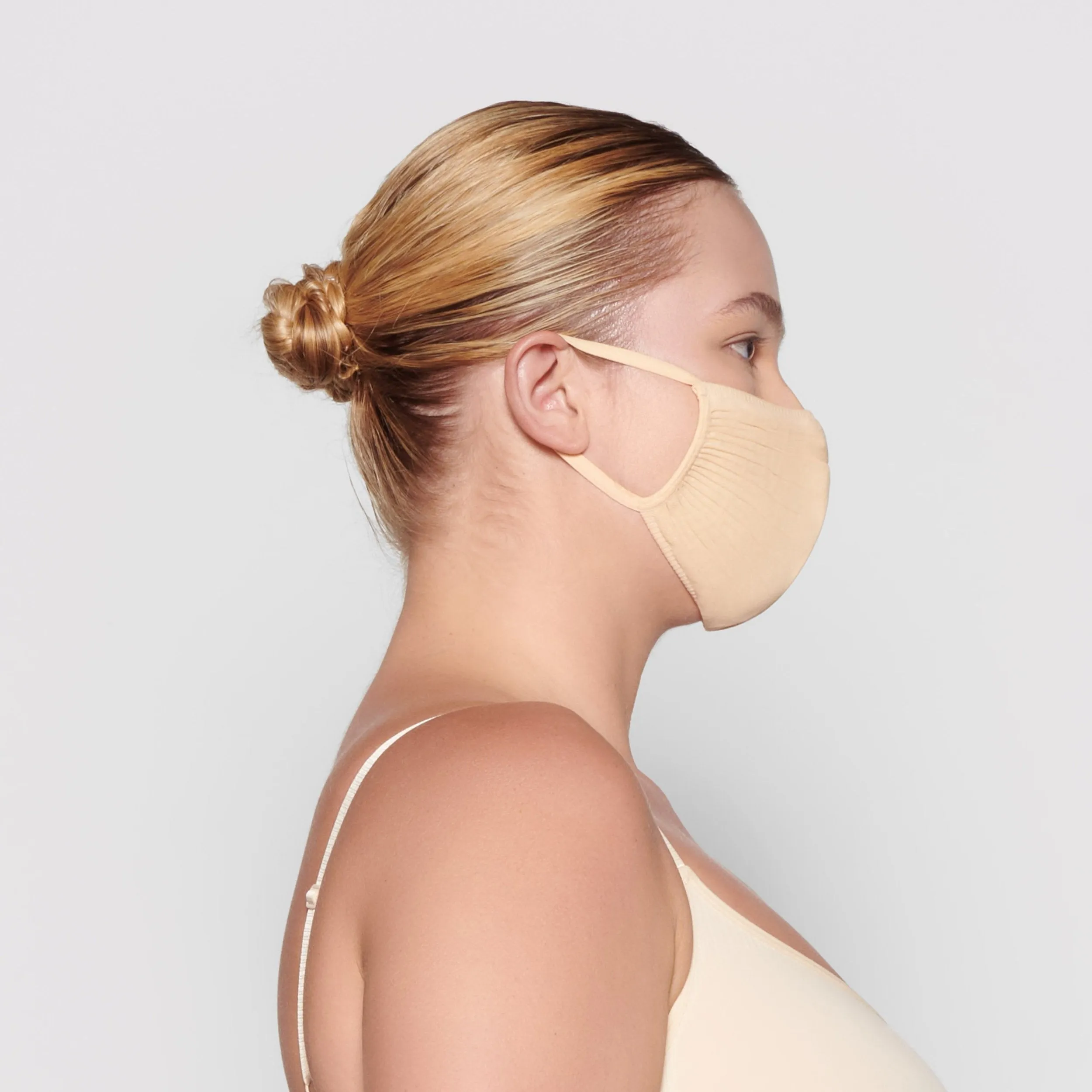 SEAMLESS FACE MASK 5 PACK | SAND