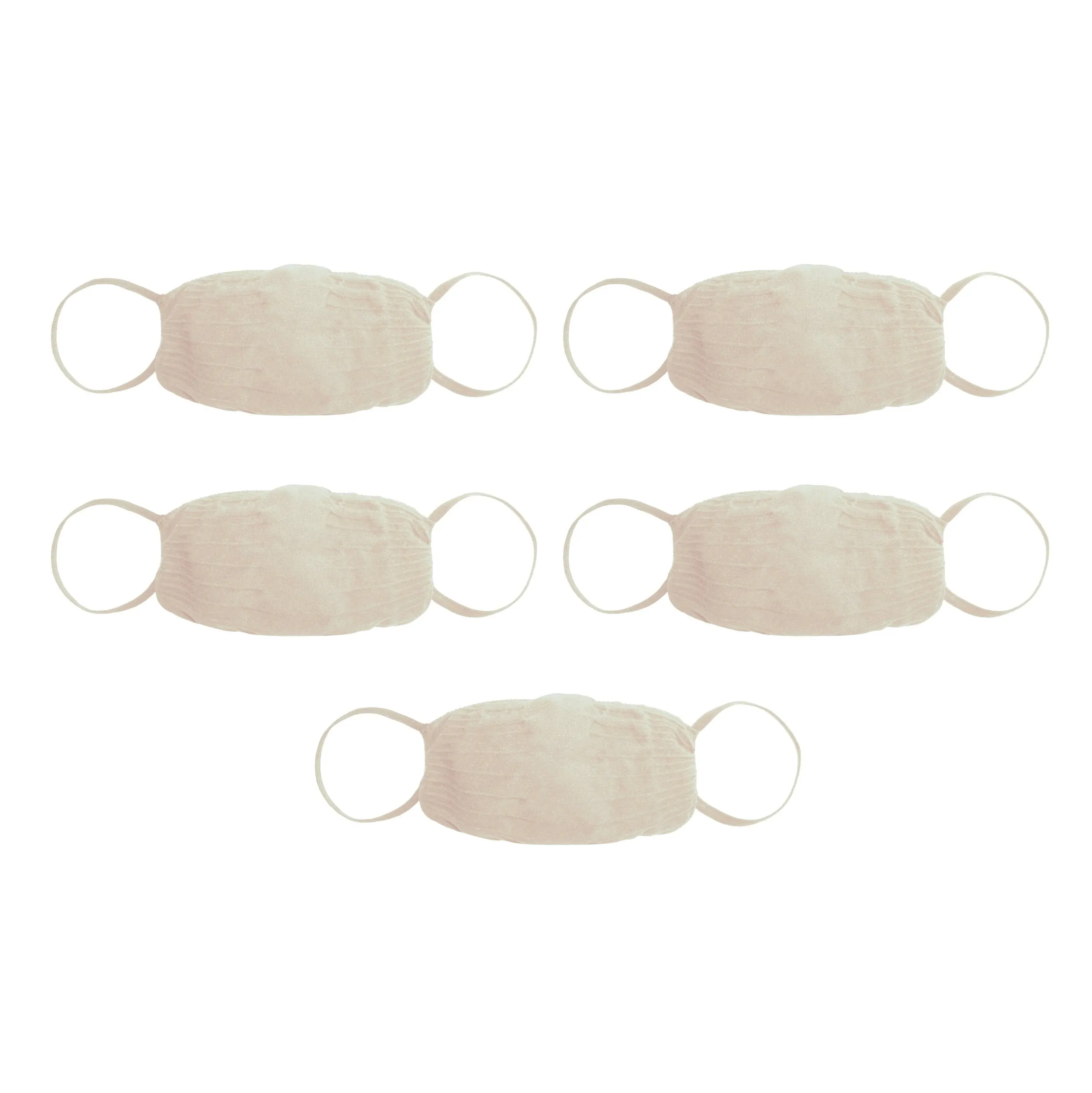SEAMLESS FACE MASK 5 PACK | SAND