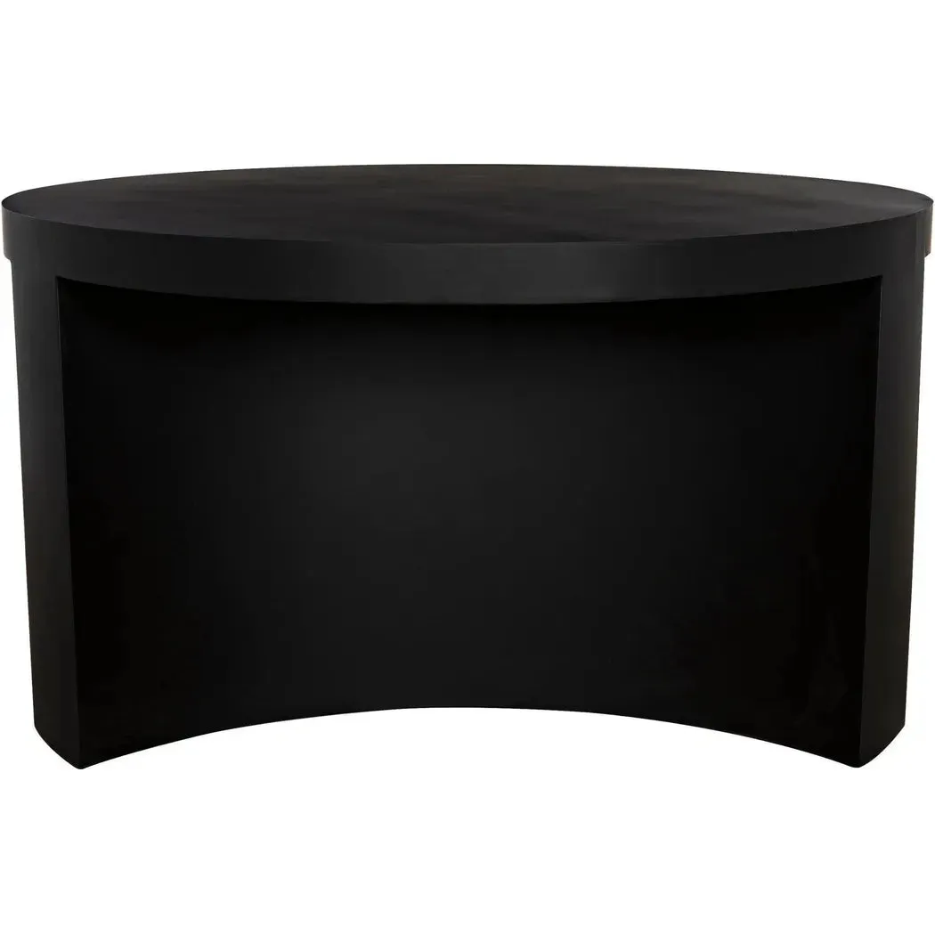 Steward Steel Black Round Coffee Table (Variant A)
