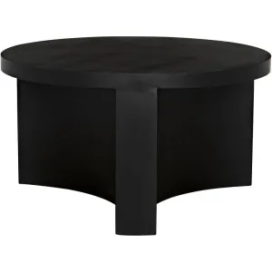 Steward Steel Black Round Coffee Table (Variant A)
