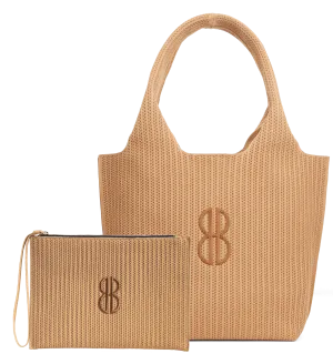 Sutton City Tote - Buckthorn Stripe Monogram - Medium
