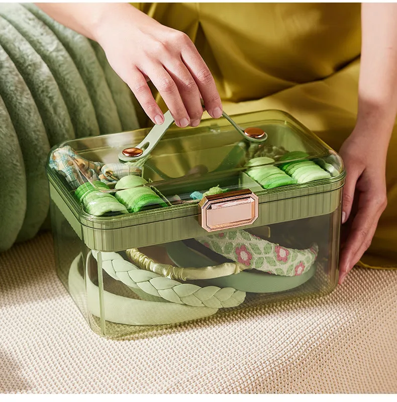 Transparent Hair Accessories Storage Box Jl-6690