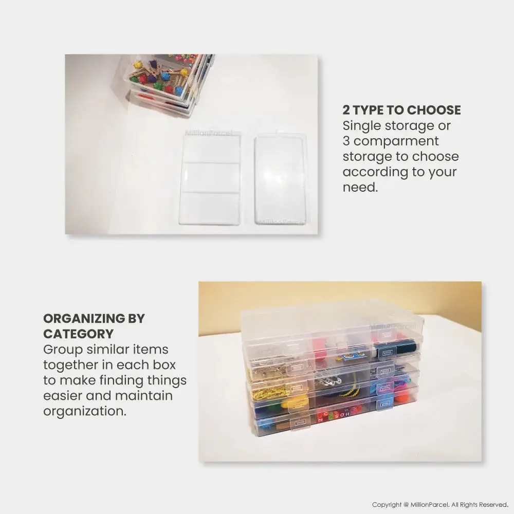 Transparent Plastic Storage Box