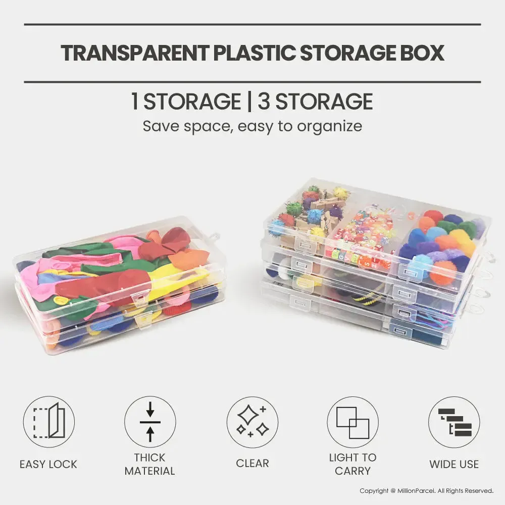 Transparent Plastic Storage Box