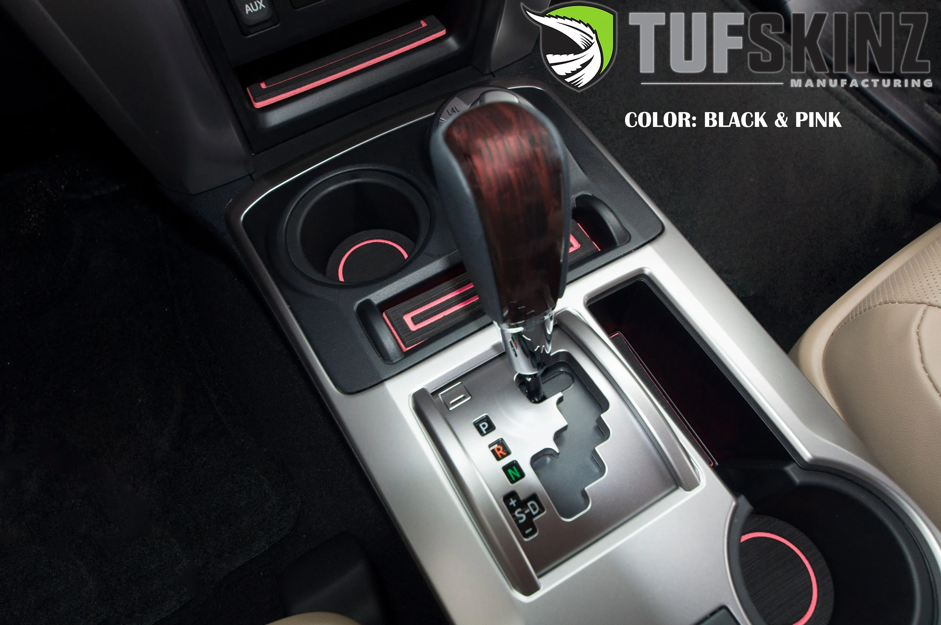 Tufskinz Interior Cup Holder Foam Inserts For 4Runner (2010-2024)