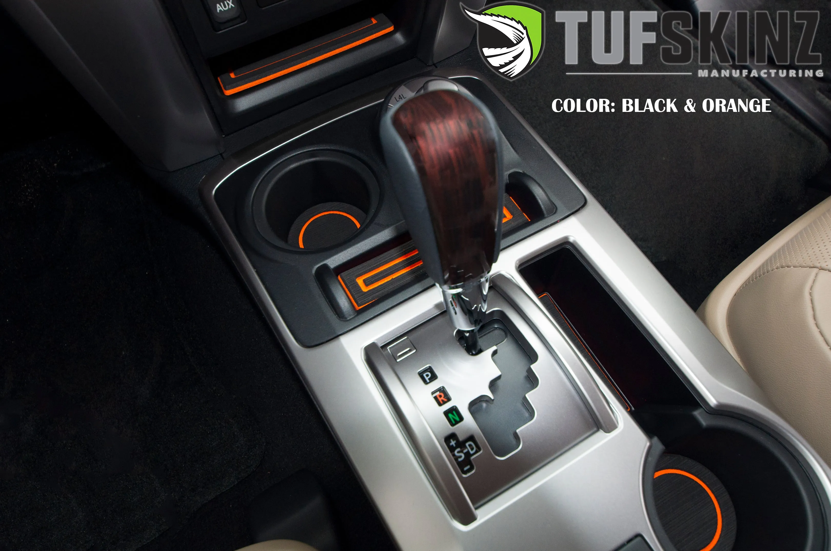 Tufskinz Interior Cup Holder Foam Inserts For 4Runner (2010-2024)