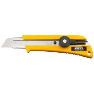 Utility Knife - OLFA 18mm L-2 Utility Knife with Rubber Inset 5004