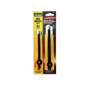 Utility Knife - Richard Knife & Tool 2 Pack Heavy Duty Knives – 18mm   25mm 08822