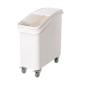 Winco IB-21 21 Gallon Ingredient Bin with Brake Casters and Scoop | Denson CFE