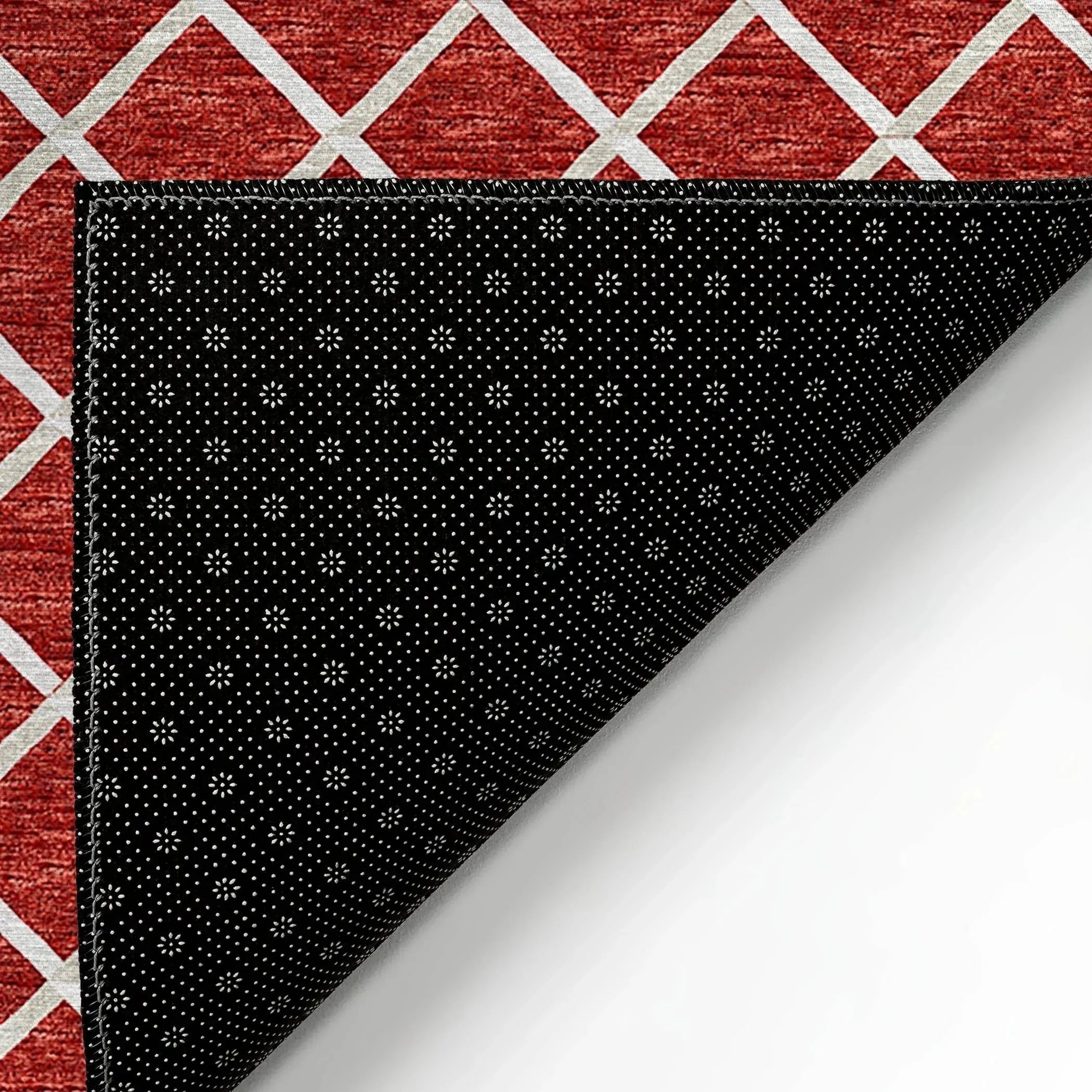 York YO1 Red Rug